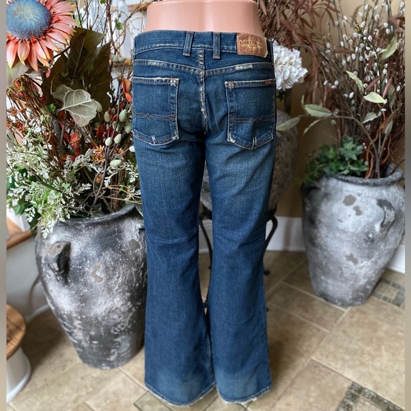 Lucky Brand Sz 8 Day Dreamer Jean Long Length Low Rise Bootcut Jeans - Picture 3 of 6